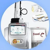 Лазерный аппарат Fraxel для работы с рубцами
